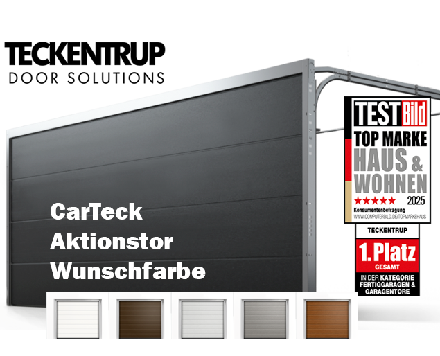 Teckentrup CarTeck Aktionstor – Garagentor konfigurieren